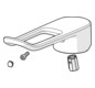 HA Langer Hebel HANSACLINICA 59914716 Bügelh. Bed.he. lang L&#x3D;162 chr