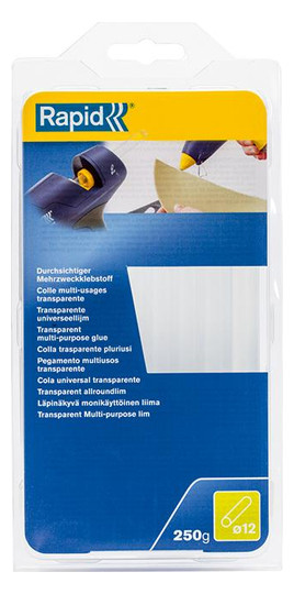 RAPID-Klebesticks, transparent - 12x190mm, 250g (14...