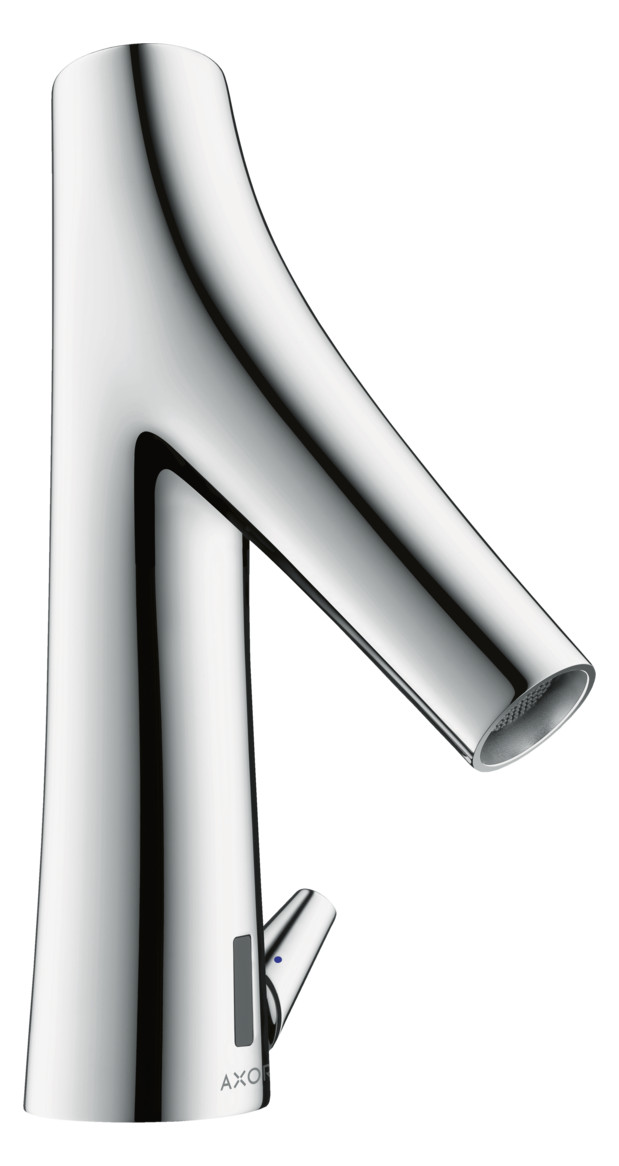 hansgrohe Elektronik-Waschtischmischer Axor Starck Organic mit Temperaturregulierung, Netzanschluss, chrom