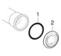 Geberit Gas-Anschlusswinkel Mapress 90Grad, Kupfer, Ø 18 mm x Rp 1/2, Länge 43 mm