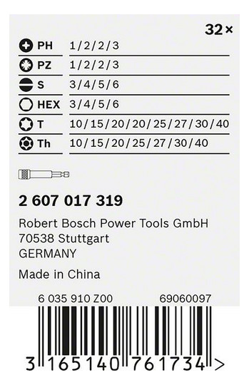 Bit-Set 32St Magnethalter 3xPH 4xPZ 8xTX 4xSchlitz m.Magnethalter