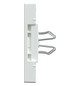 Zentralplatte USB 2f akws Klemmbef m.Aufdr aktivweiß