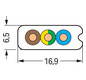 PUR-Steuerleitung Serie 897 3G2,5 gr gesch Halogenfrei nach EN IEC 60754-1