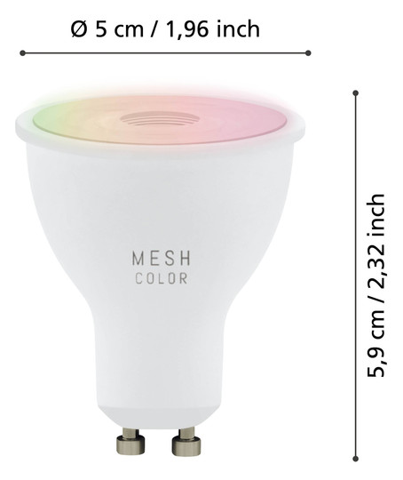 EGLO SET 3xLM-ZIG-RGB/CCT GU10    110313 