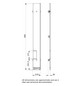 Trennwand Schrank ST 150mm RAL9003