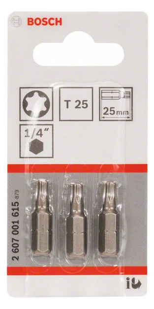 Bit TX25 L=25mm 6,4mm(1/4) 1/4Zoll