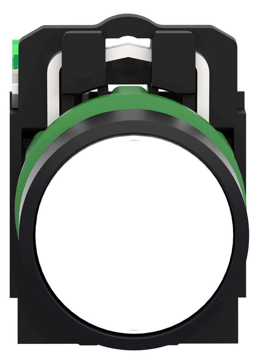 Drucktaster 1f ws rnd Ø22,5mm 1S IP30 fl Tastend