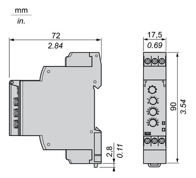 Phasenwächter 183-528V max.Ansp=0,5s min.Rück=0,3s