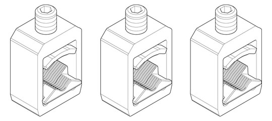 ABN Rahmenklemme NH1             XASRK12 
