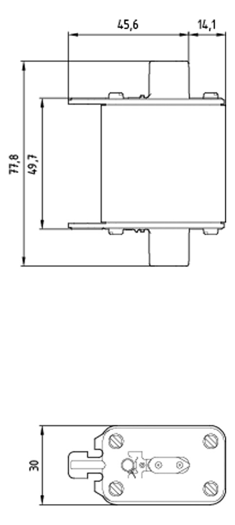 NH-Sicherungseinsatz 160A NH00 500VAC gG Stirnk