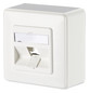 Multifunktionsdose APmont 1slot ws RAL9010 AP-Mont