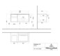 V&B Waschtisch-Unterschrank Becken rechts Subway 3.0 100,1x42,25x51,6cm, ohne LED/Griff Aluminium glänzend, cashmere grey