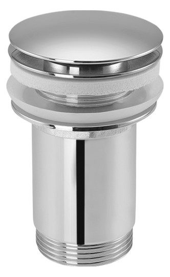 ASW-Design-Excentergarnitur 11/4" chrom mit Druckverschlussstopfen 105409