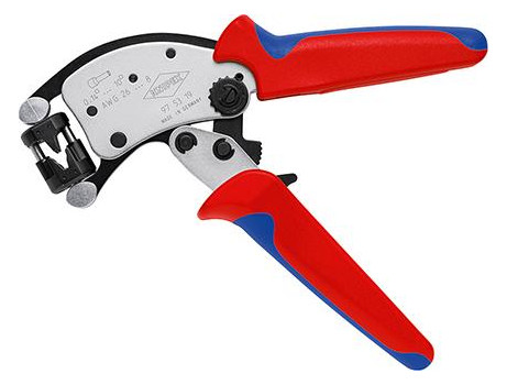 Bild Crimpzange für Aderendhülsen Twistor T 0 ,14-10qmm / 2x0,25qmm KNIPEX-1