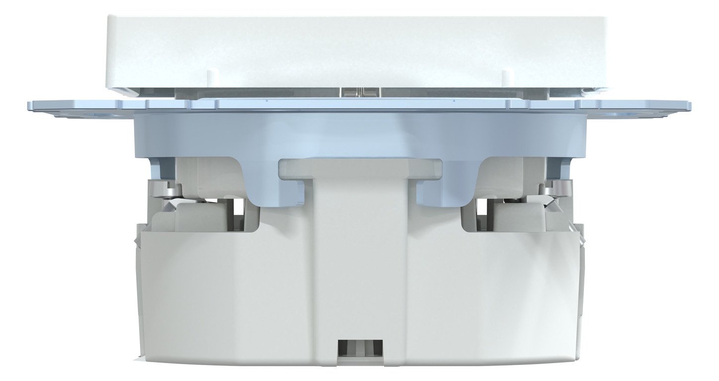 Steckdose 1f akws glz System M UP IP20 aktivweiß