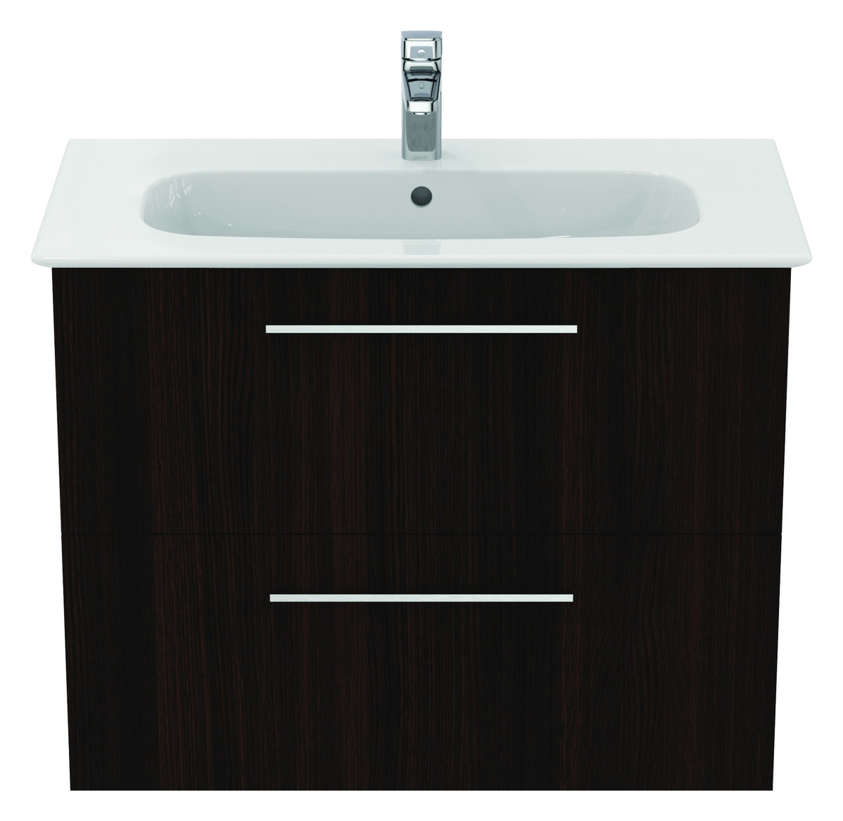 Ideal-Standard Möbelwaschtisch-Paket i.life A 84x46x64,5cm, 1 Hahnloch, Griff Chrom gebürstet, coffee oak Ideal-Standard Möbelwaschtisch-Paket i.life A 84x46x64,5cm, 1 Hahnloch, Griff Chrom gebürstet, coffee oak