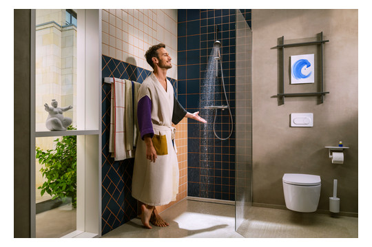 hansgrohe Wand-WC EluPura Original S mit WC-Sitz, weiß, ohne HygieneEffect und SmartClean