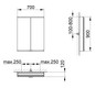 KEUCO Spiegelschrank Royal Modular 2.0 DALI 700 x 900 x 120 mm, ohne Steckdose, Wandvorbau, 2 Türen, beleuchtet
