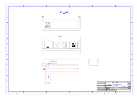 Bachmann DESK 2xCH 1xUSB A&C    902.0821 