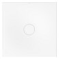 Bette Duschfliese PLUS BetteAir 1000 x 1000 mm, edelweiß, Rechteck, glasierter Titan-Stahl, mit Minimum-Täger