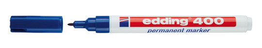 edding-Permanentmarker Nr.400, blau - ca.1 mm