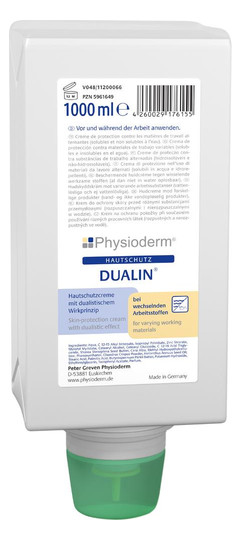Physioderm-Hautschutzcreme DUALIN - 1l
