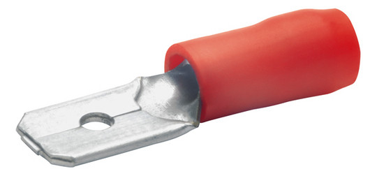 Flachstecker Ms rt 0,5-1qmm fl_6,3x0,8mm fl 6,3x0,8mm teiliso