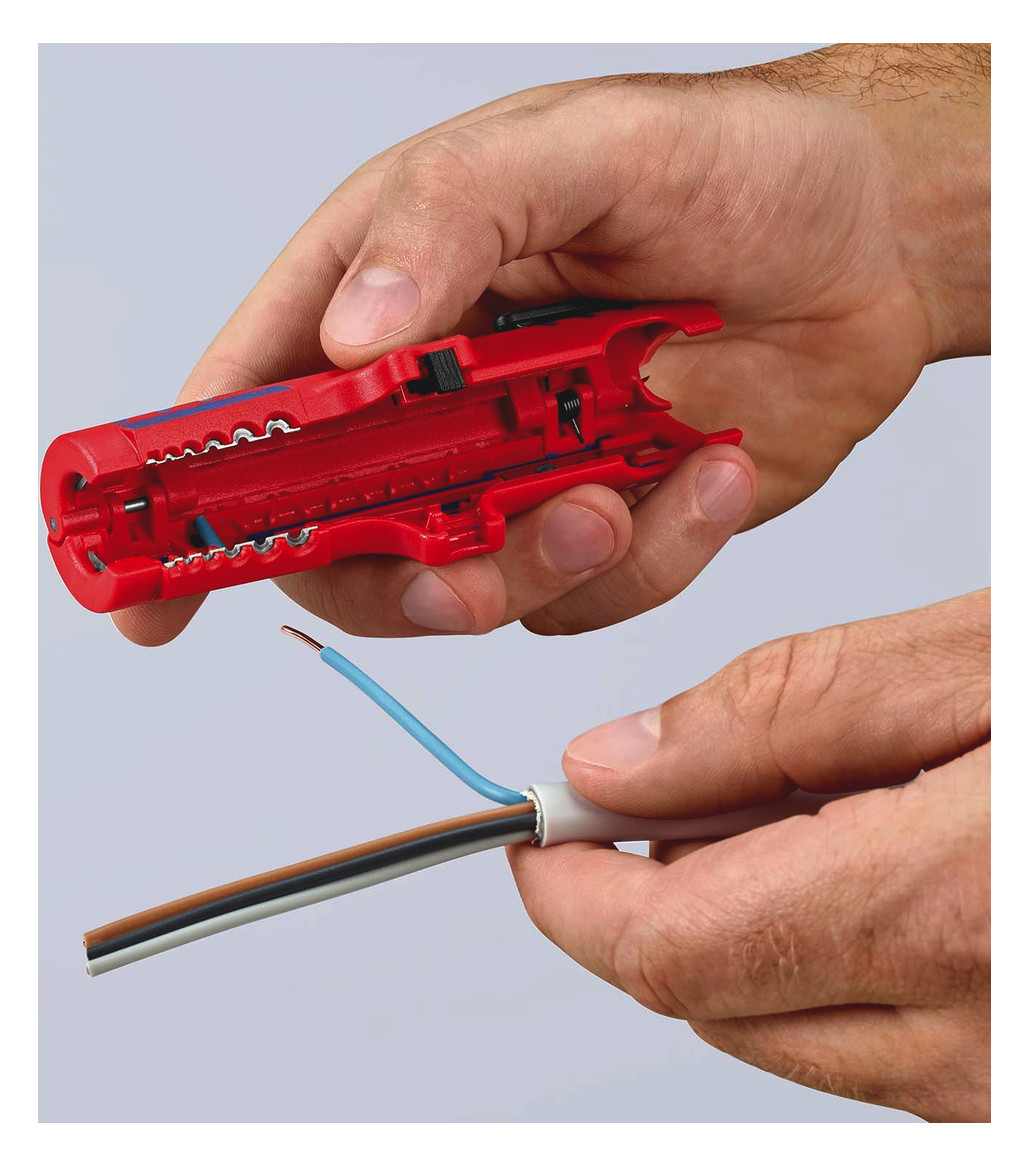 Abisolierwerkzeug Ø8-13mm rnd Rundschn