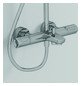 Ideal-Standard Duschsystem Ceratherm T100 Flex mit Brausethermostat, Handbrause, chrom