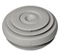 Durchführungstülle Gummi Ø4-20mm Ø23mm 1,8mm rnd geschl gr