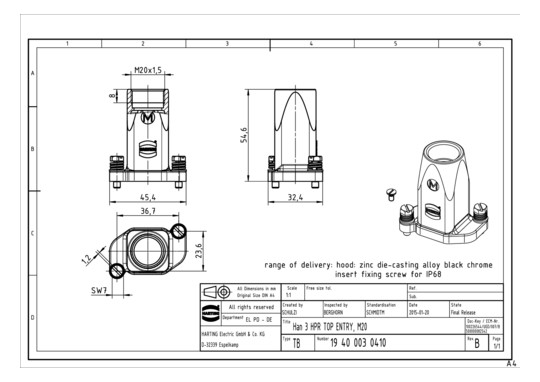 HART Han 3HPR-gg-SV-M20      19400030410 