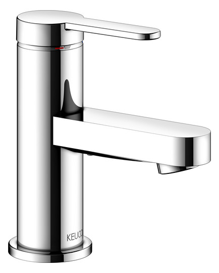 KEUCO Waschtisch-Einhebelmischer 60 IXMO Flat Ausladung 89mm, ohne Ablaufgarnitur, verchromt