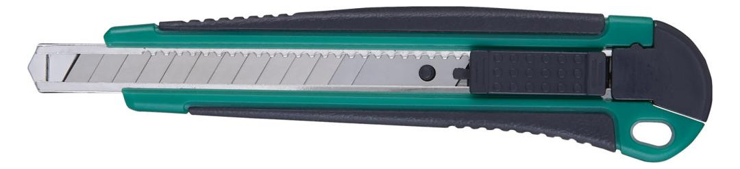 Bild Cuttermesser Kunststoff 9mm mit 3 Klingen FORTIS-1