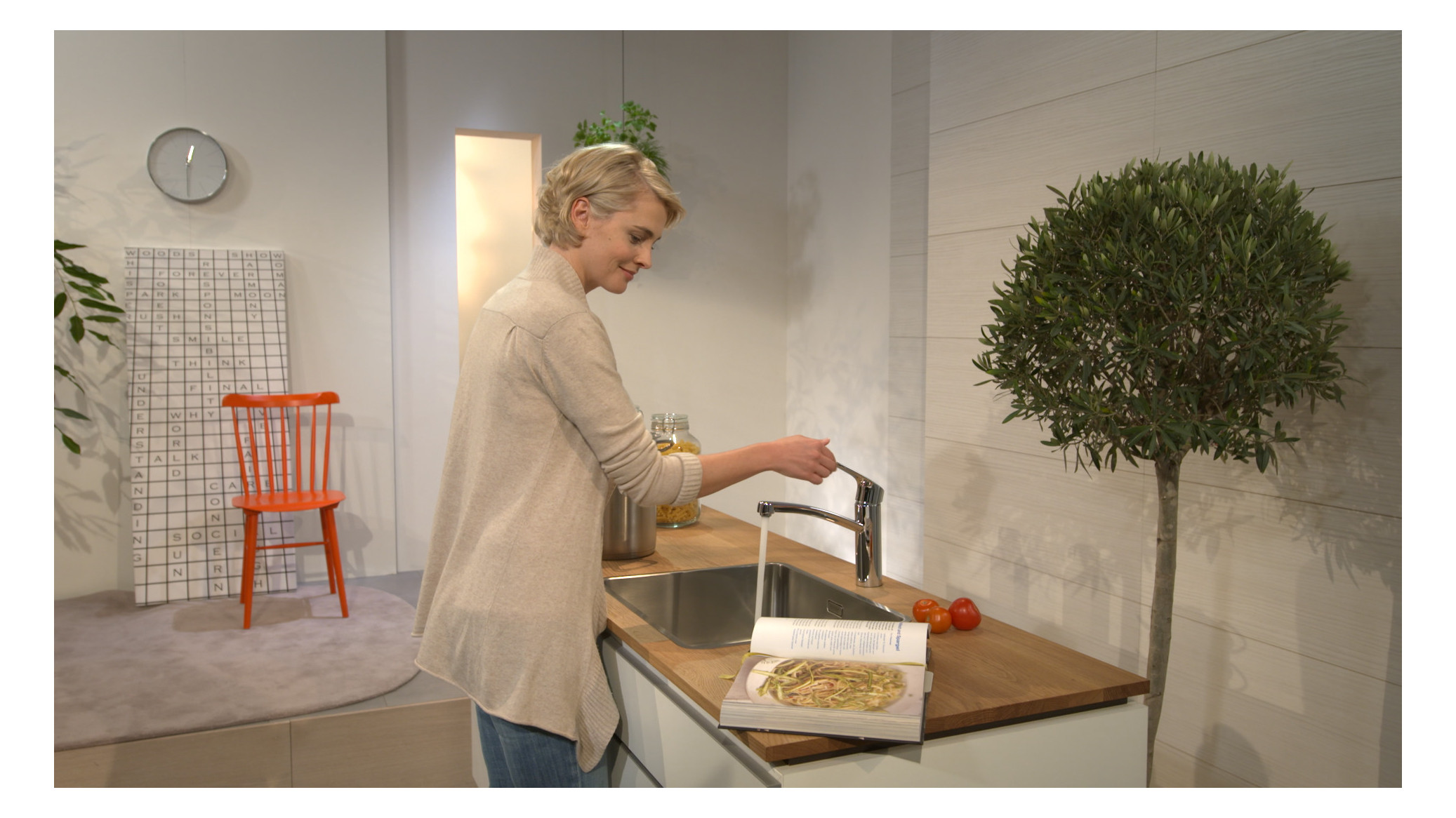 hansgrohe Spültisch-Einhebelmischer 160 Focus M41 1jet, chrom