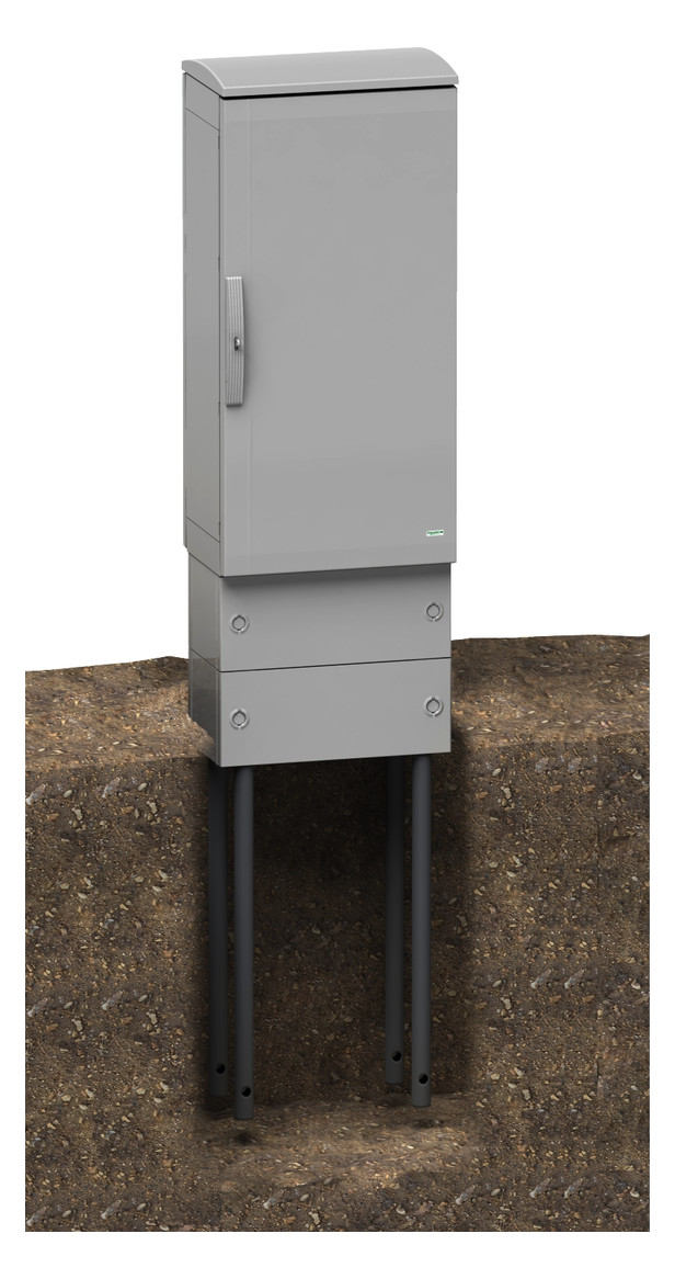 Standfuß Arbeitsplatte 750x180x900mm Kst gr