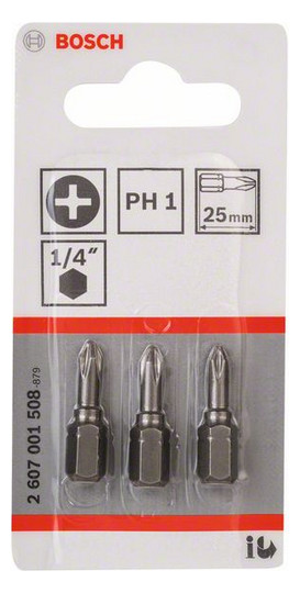 Bit Pm 1 1mm L=25mm 6,4mm(1/4) 1/4Zoll