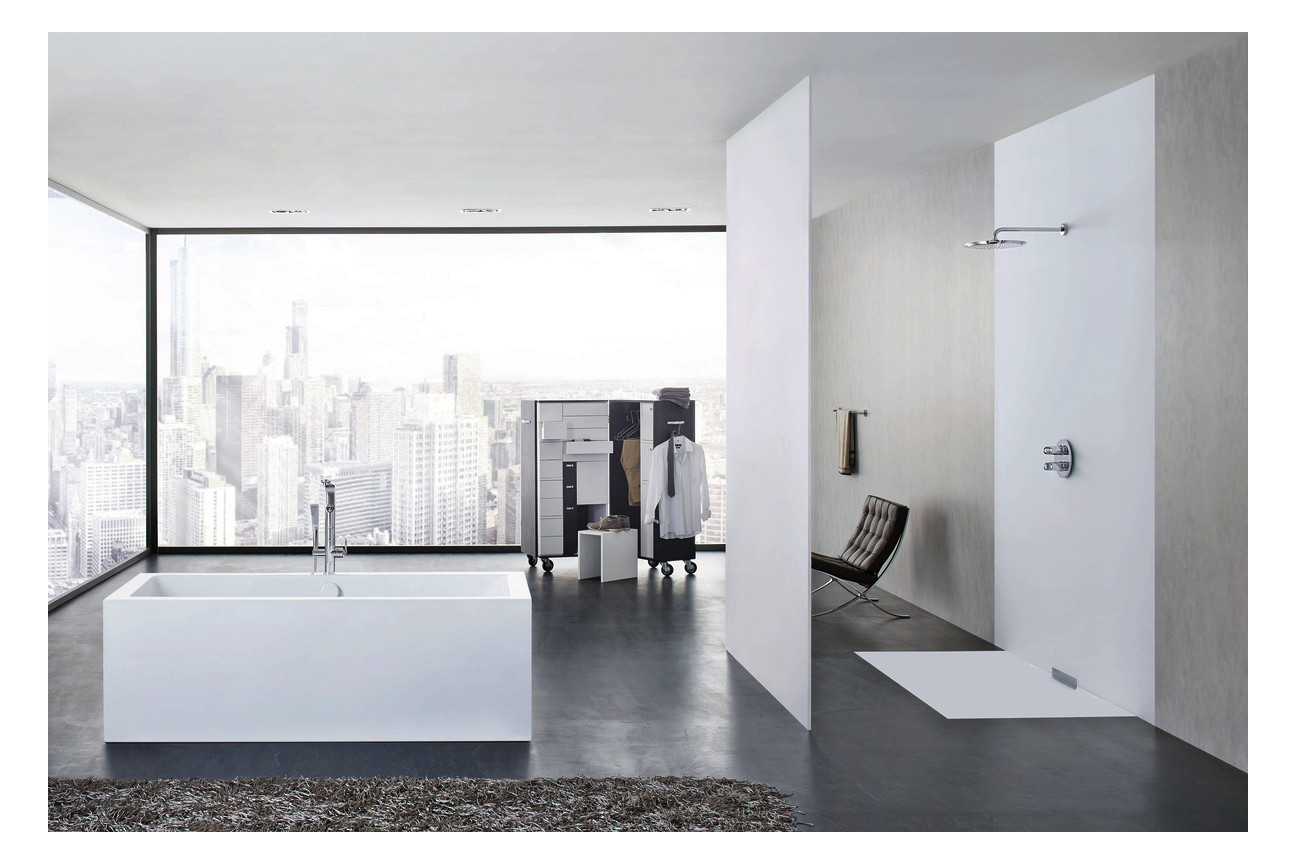 Kaldewei Badewanne MEISTERSTÜCK CONODUO 1733 180x80cm, weiß Perl-Effekt, mit Ablaufgarnitur