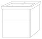 SA Set Keramik-WT 3way (BR894) 588x555x462 Anthrazit-Matt