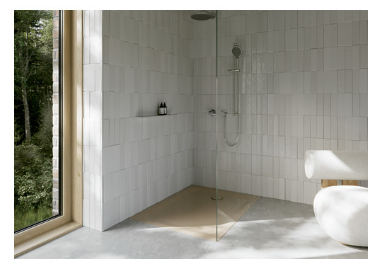 Duschwanne BetteUltra 8737 110x100x3,5cm, Glasur, bahamabeige