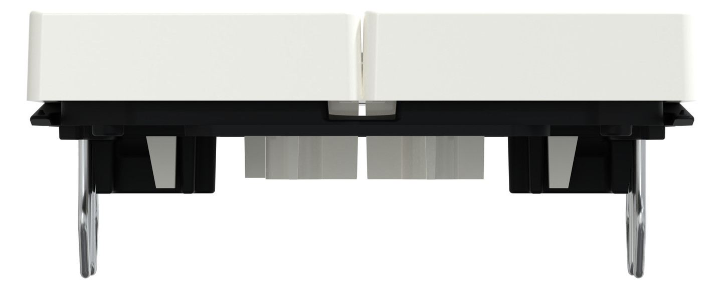 Wippe Serien Schalter System M polws glz Kontrollfenster/Lichtauslass