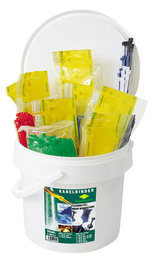 SapiSelco-Kabelbinder-Sortiment - 1500-teilig
