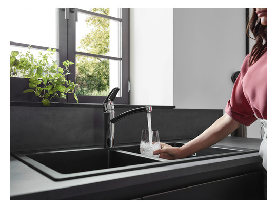 hansgrohe Spültisch-Einhebelmischer 160 Focus M41 1jet, chrom