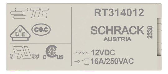 Schaltrelais Serie 788 1W IP40 LP 12,7x15,7x29mm