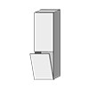 SA Hochschrank A: rechts 2morrow (L2272R) 1615x450x350