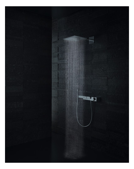 hansgrohe Kopfbrause Axor mit Brausearm, 300x300mm, 2jet, chrom
