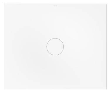 Bette Duschfliese PLUS BetteAir 1200 x 1000 mm, weiß, Rechteck, glasierter Titan-Stahl, mit Minimum-Täger