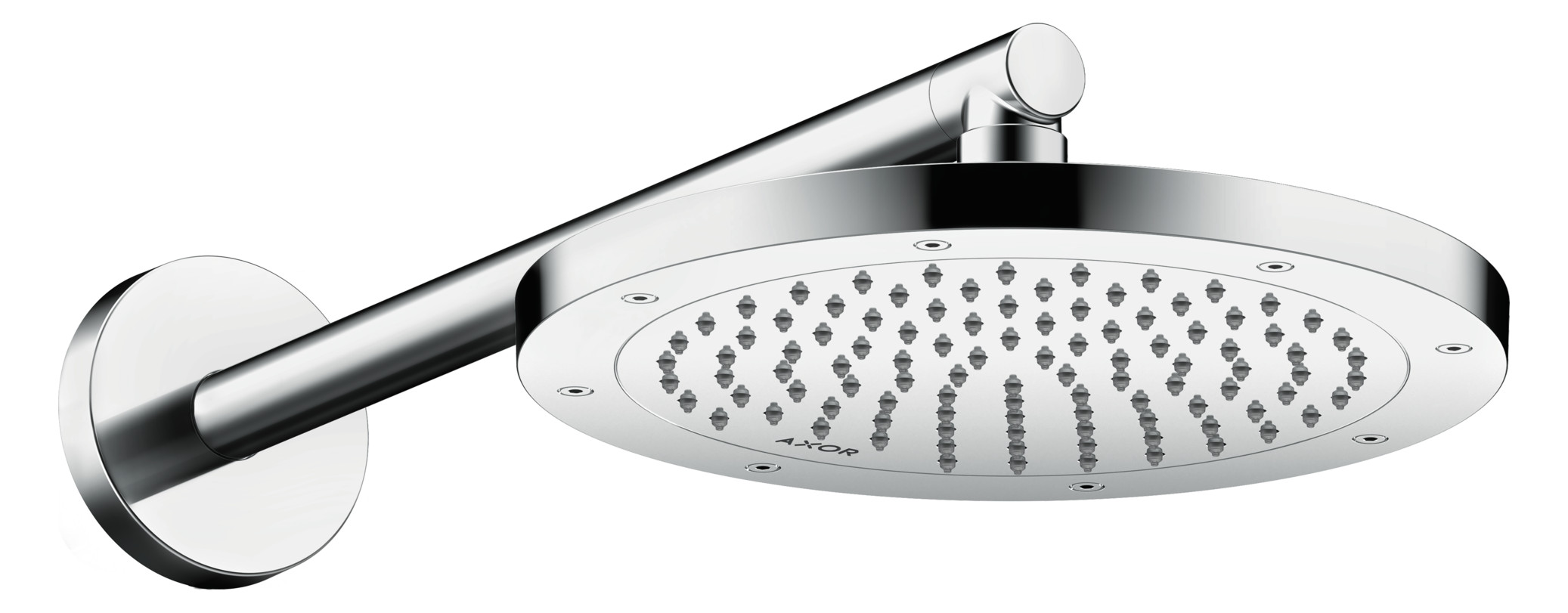 hansgrohe Kopfbrause EcoSmart plus Axor Decken- oder Wandmontage, 245mm, 1jet, chrom