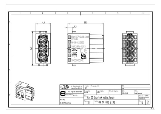 HART Han DD Quick-Lock       09140122732 