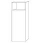 SA Mittelschrank rechts 3way (UM131) 850x300x345 Eiche-Nordic
