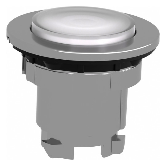 Drucktaster Front 1f ws bel.b Ø30,5mm rnd Geeignet für Beleuchtung IP66